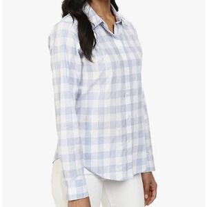Pendleton Women's Button Up Long Sleeve Plaid Top Casual Lightweight Size Large